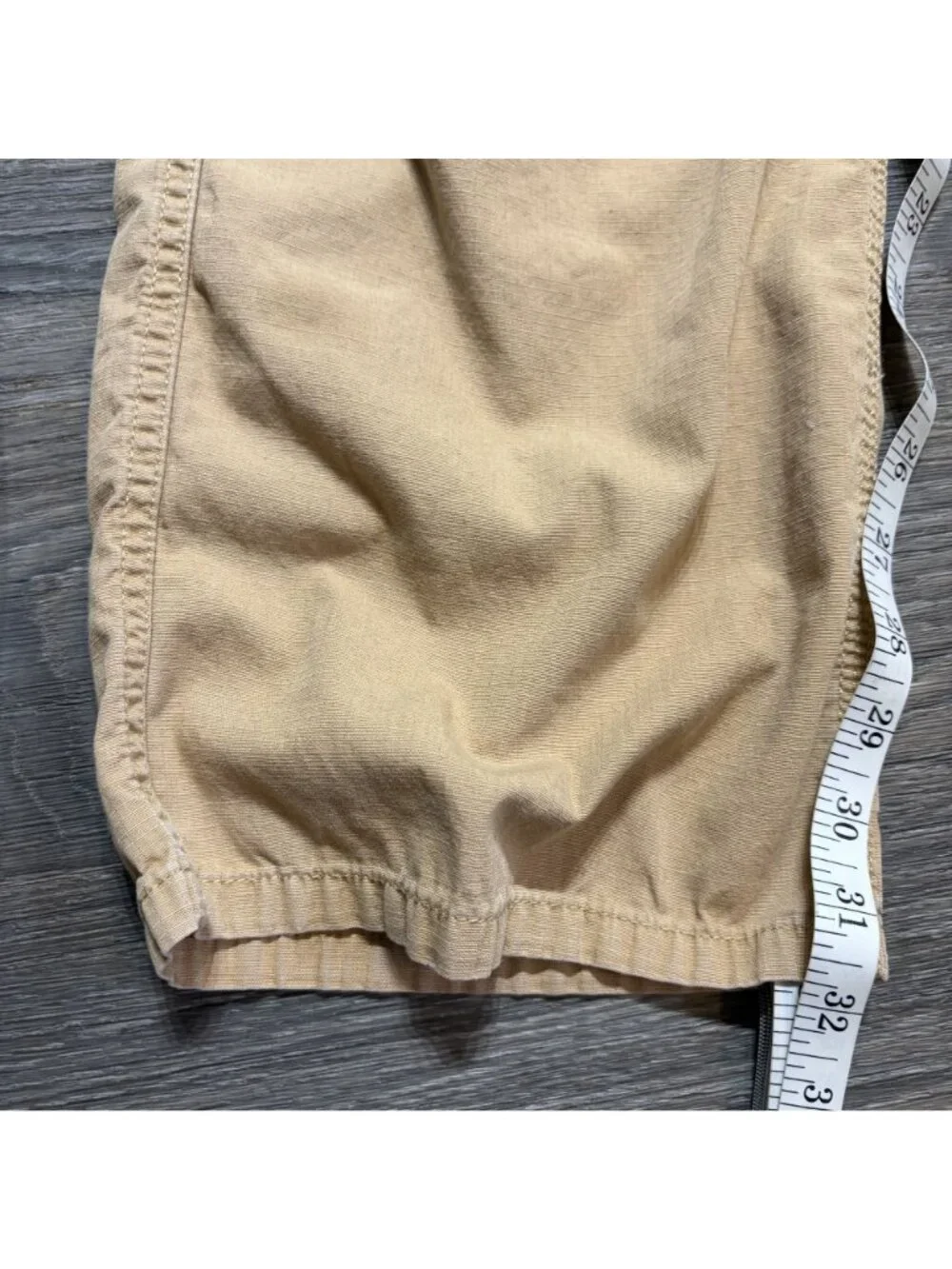 Y2K North Face Ripstop Cargo Pants 34x32 Tan Khaki Utility Outdoor Goprcore VTG